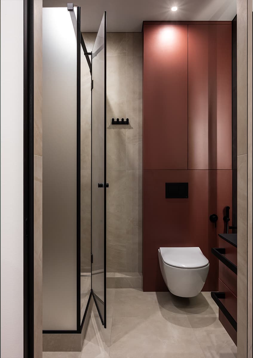 salle de bain décoration contemporaine petit appartement 45m2 salle de bain décoration contemporaine petit appartement 45m2