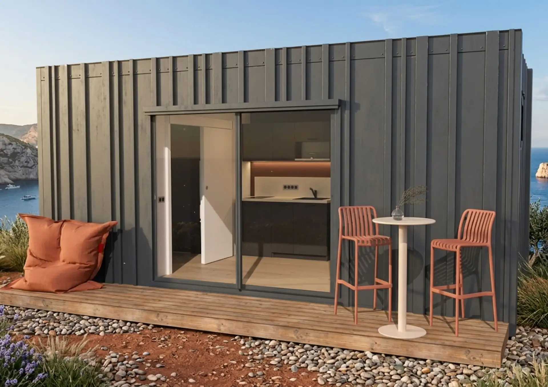 studio de jardin français DESEO by BCM 18m2