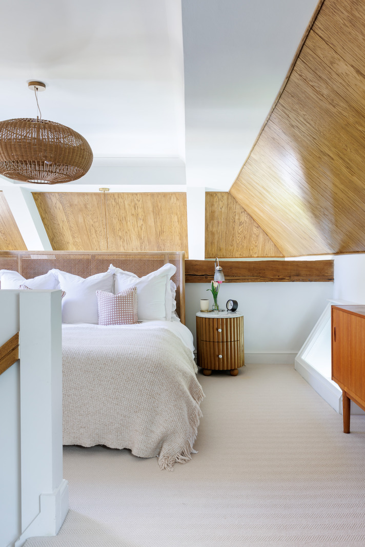 chambre sous combles décoration contemporaine