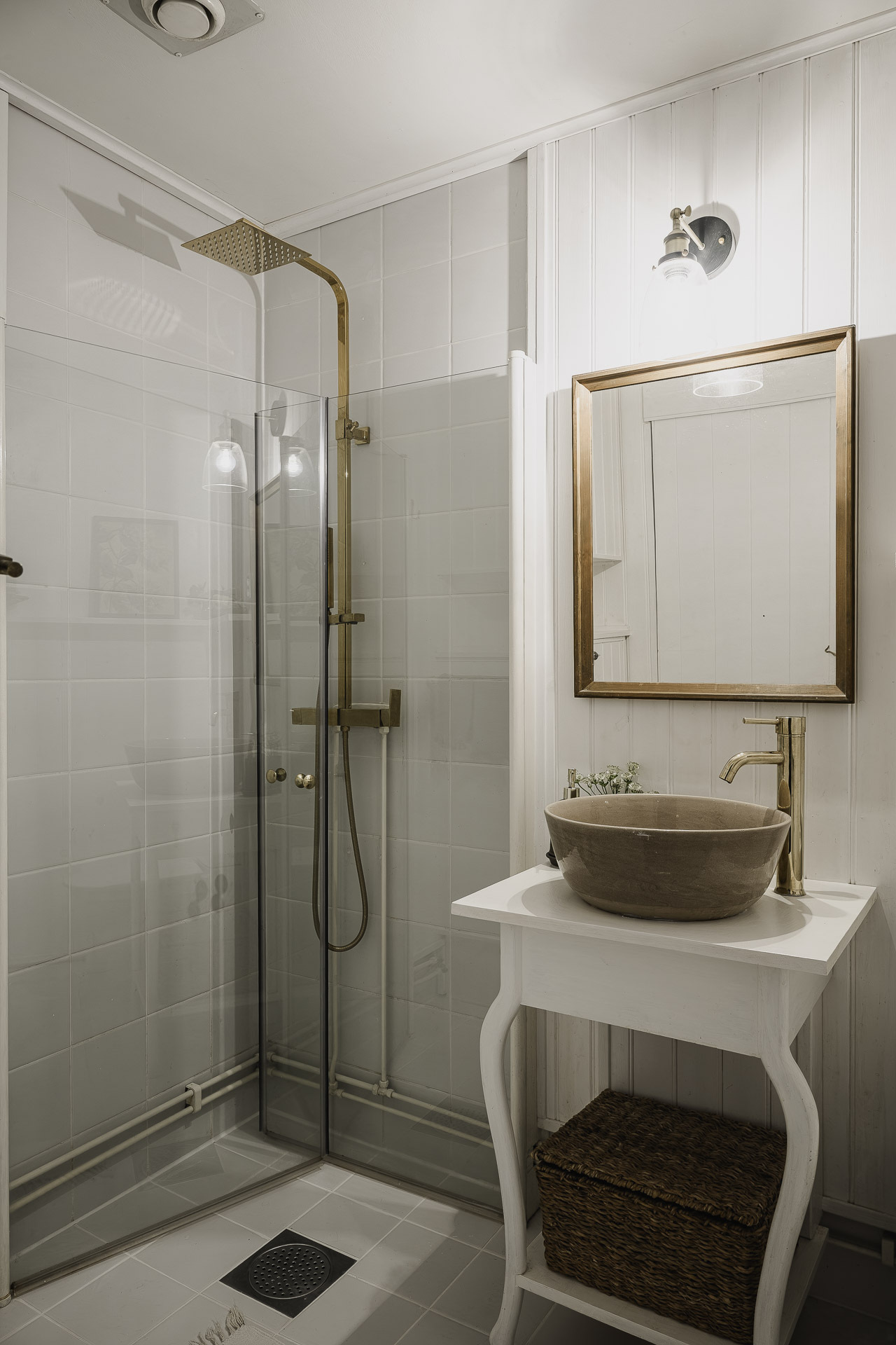 salle de bain style rustique chic