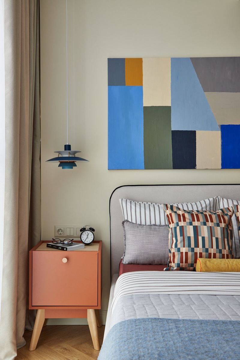 chambre décoration contemporaine studio 36m2