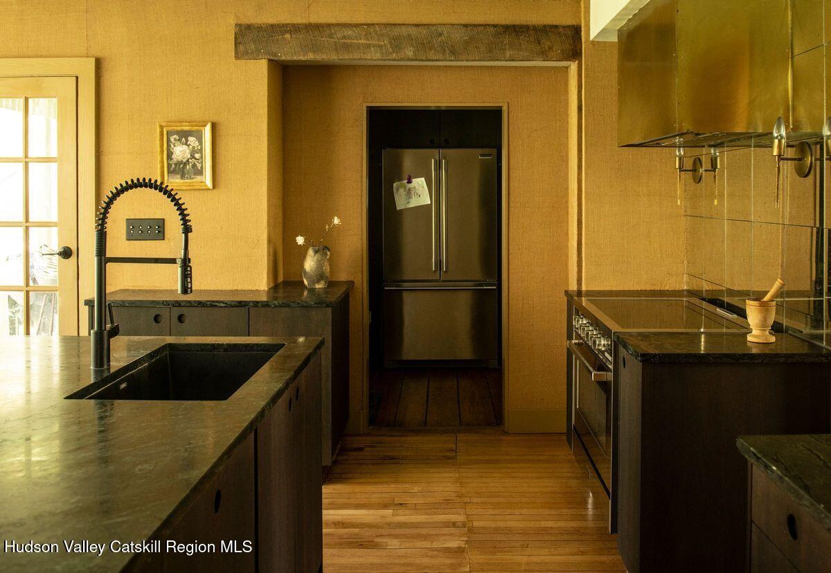 cuisine moderne dans maison de la vallée de l'Hudson Garrett Stickles House