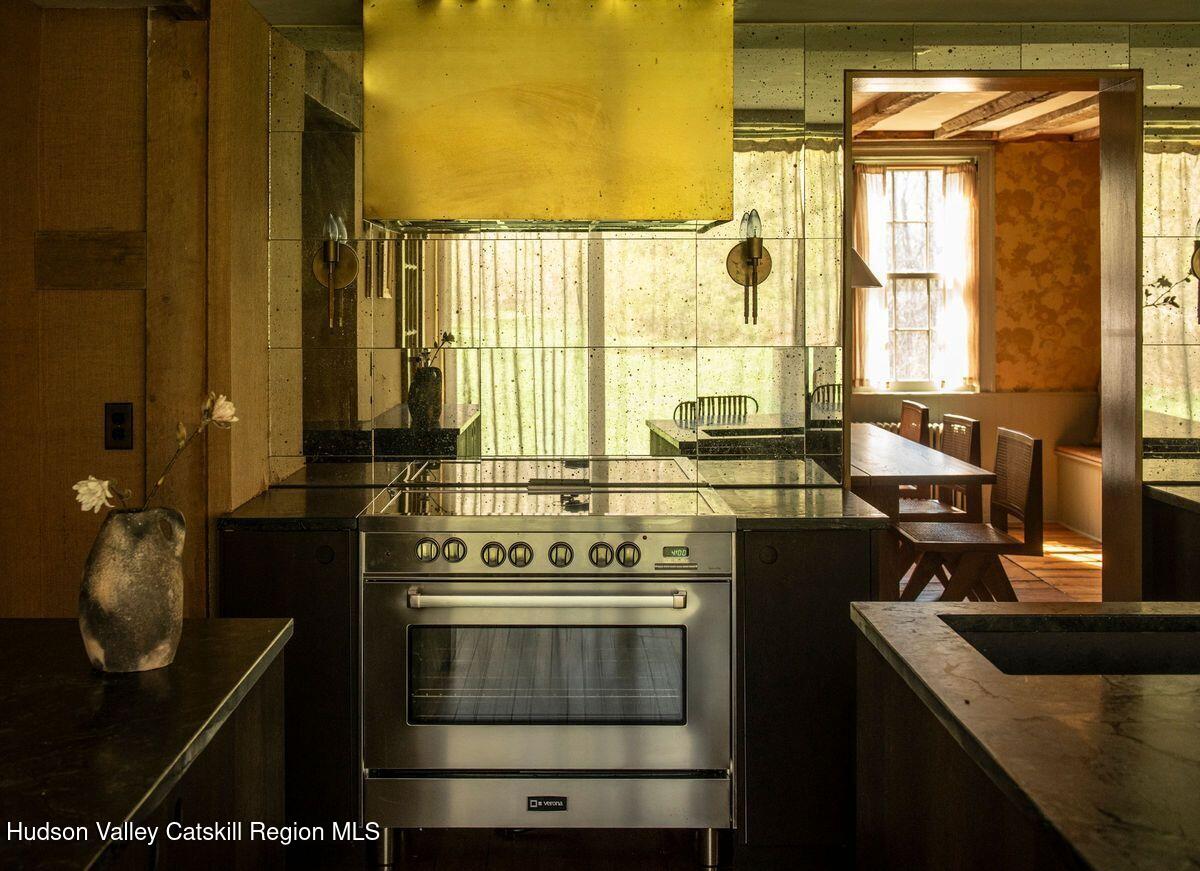 cuisine moderne maison de la vallée de l'Hudson Garrett Stickles House