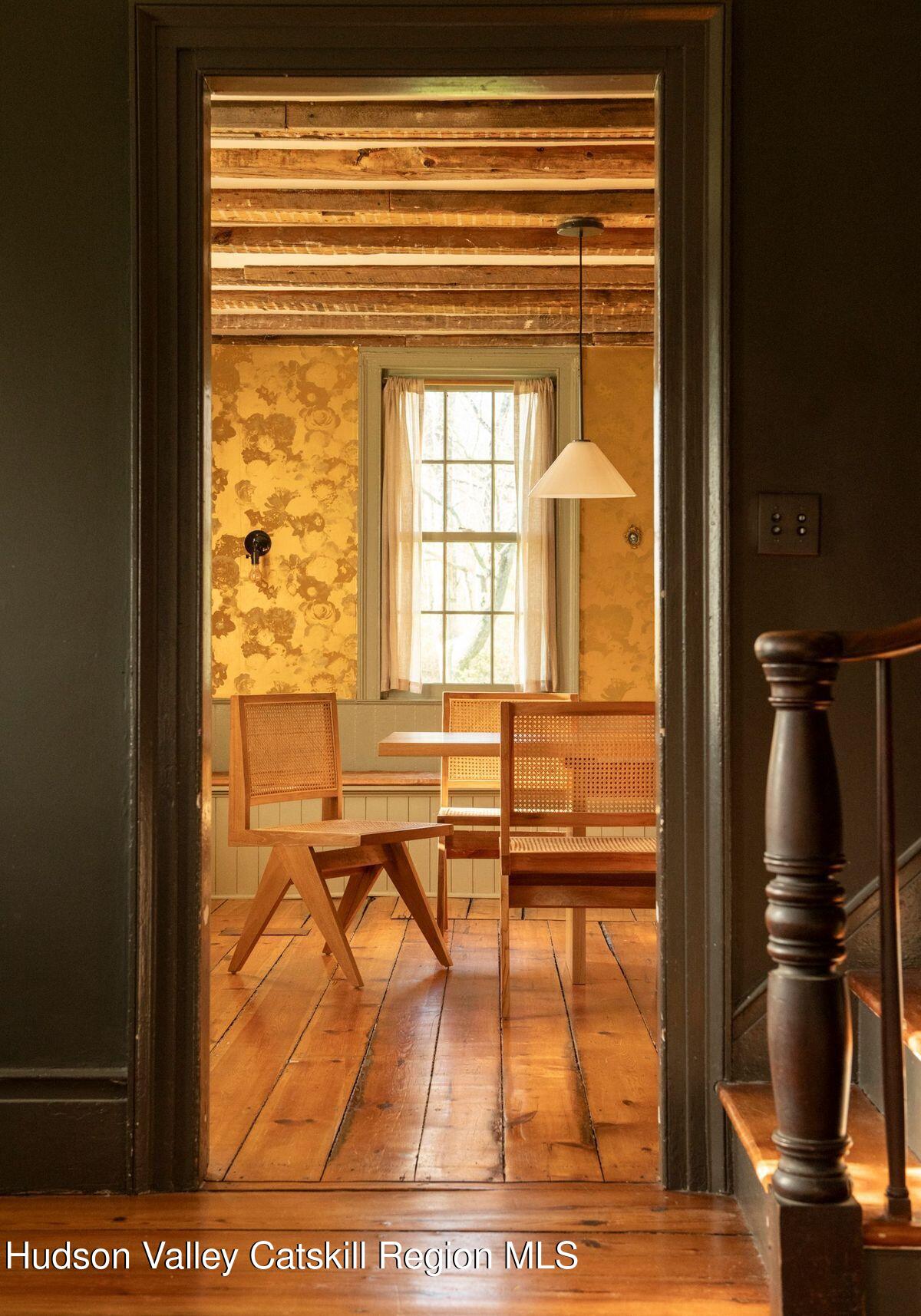 salle à manger maison de la vallée de l'Hudson Garrett Stickles House