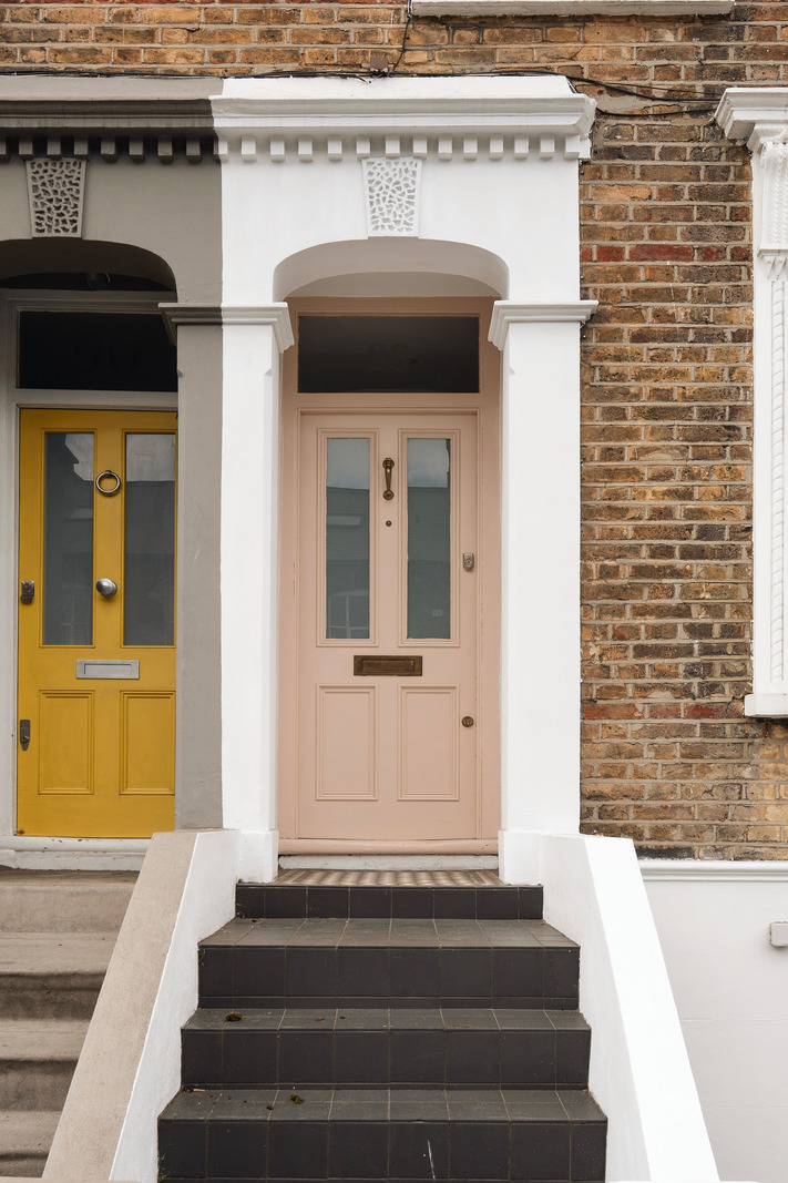 porte rose maison de ville Londres