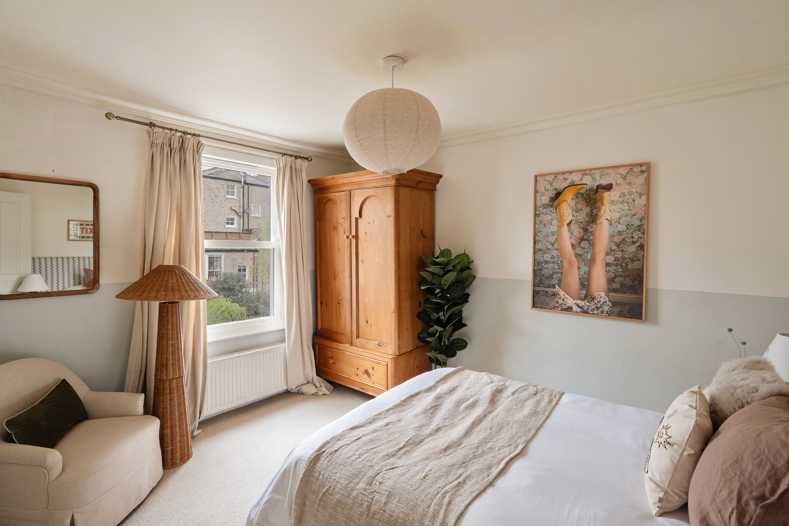 chambre maison victorienne rénovée Londres