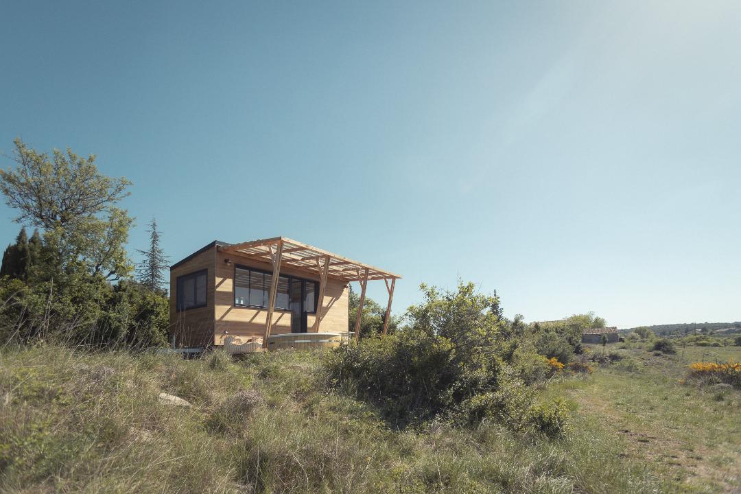 tiny house Pépiite Gorges de l tiny house Pépiite Gorges de l'Ardèche par Plume Habitat