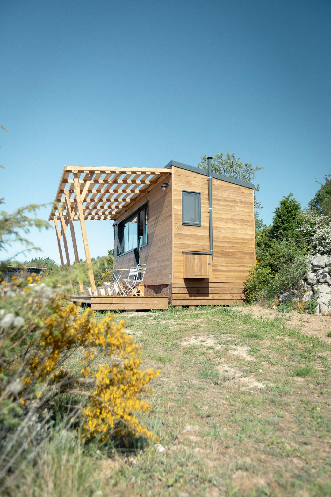 tiny house Pépiite Gorges de l tiny house Pépiite Gorges de l'Ardèche par Plume Habitat