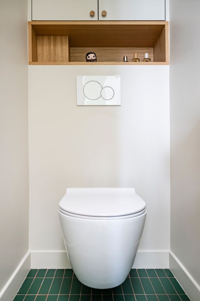 toilettes wc appartement Paris Photo : © Julien Pépy