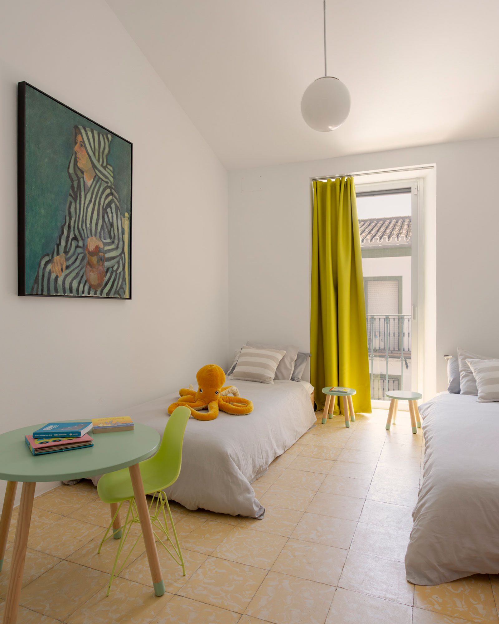 chambre à deux lits pour enfant