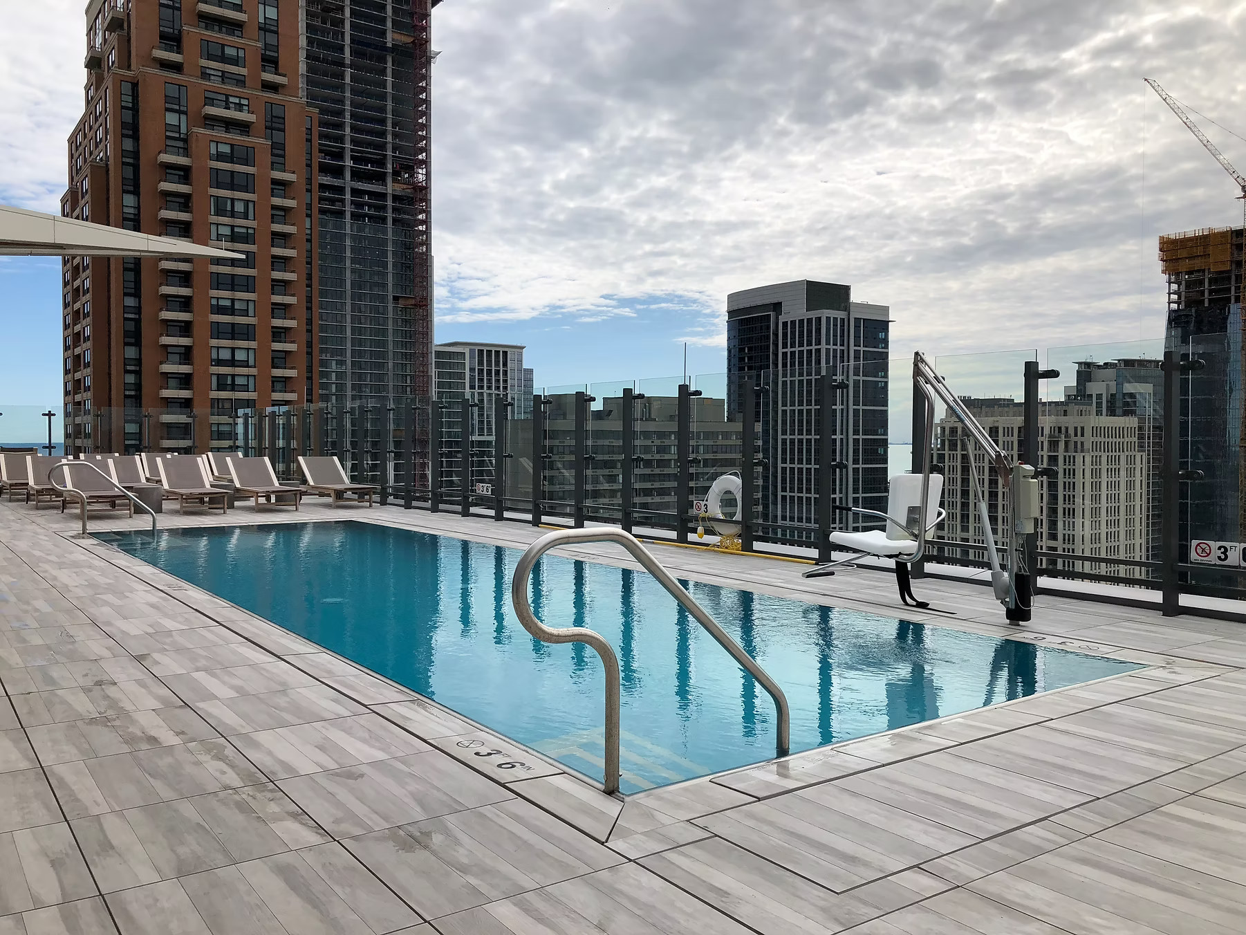rooftop with Stainless Steel Pool rooftop with Stainless Steel Pool