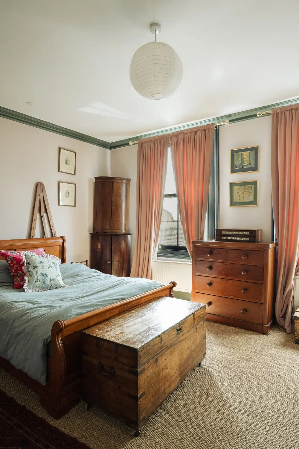 chambre maison victorienne rénovée et agrandie à Londres