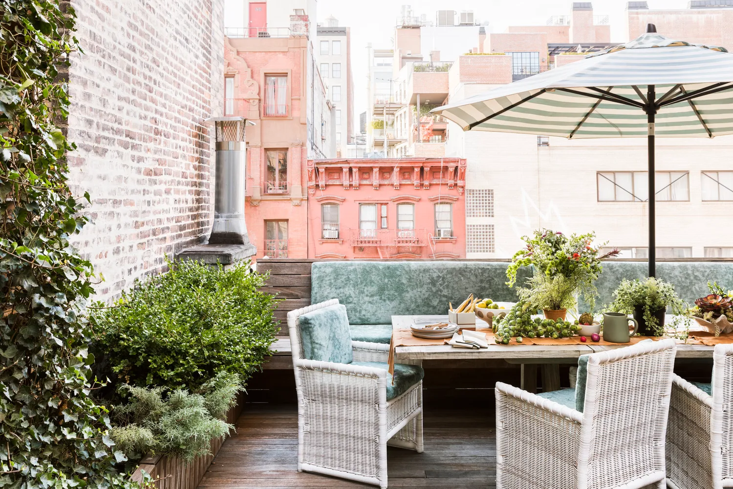 terrasse sur le toit SoHo New York maison de Daniel Arsham