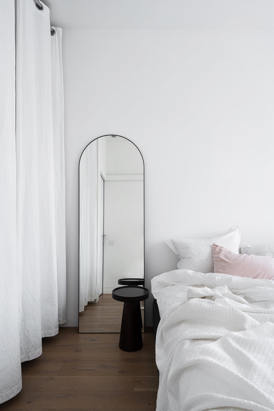 chambre minimaliste appartement 50m2