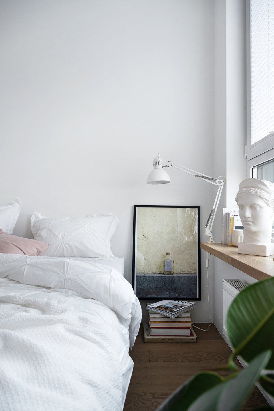 chambre minimaliste appartement 50m2