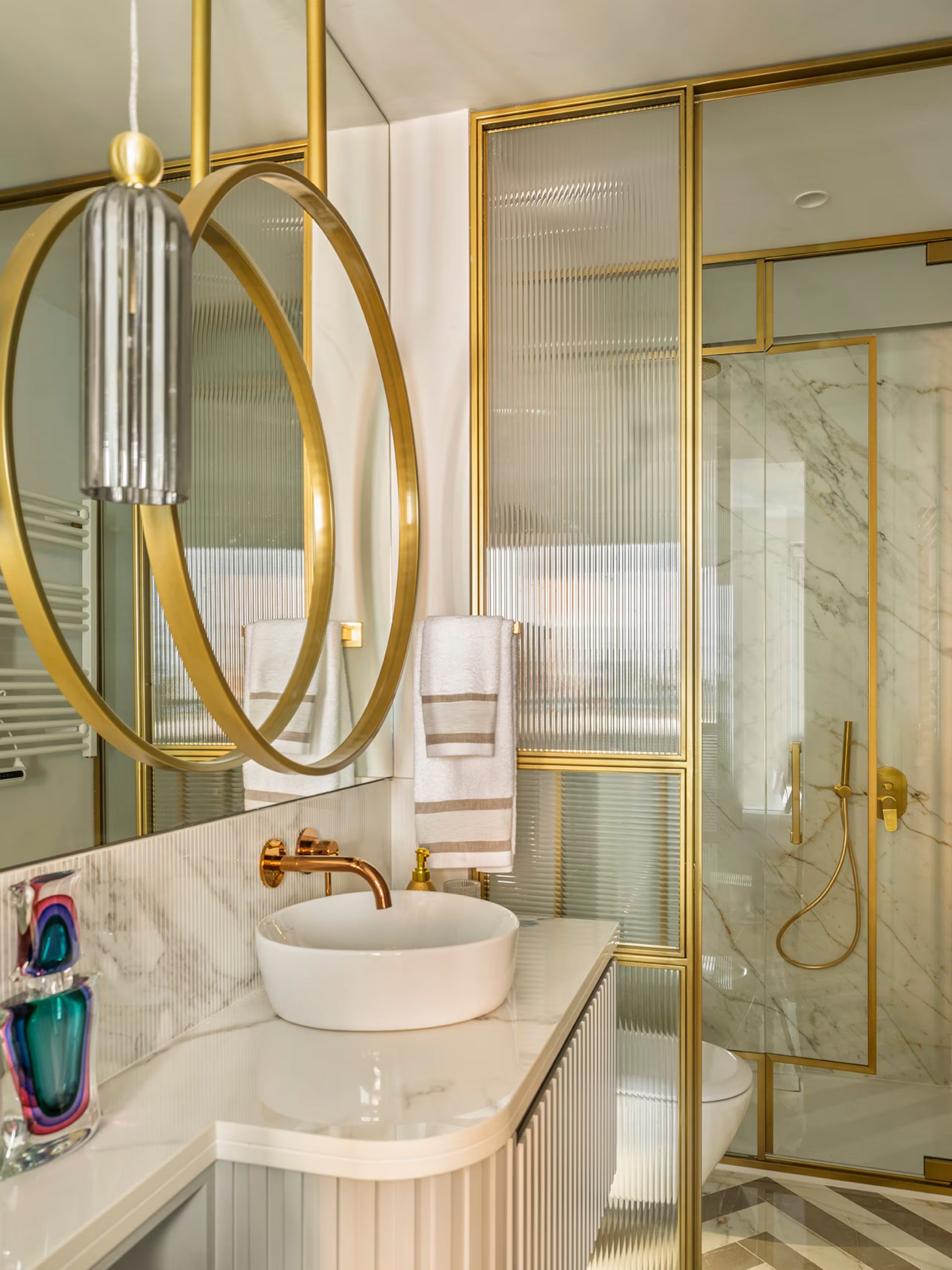 salle de bain appartement chic et design à Madrid Seven Balconies