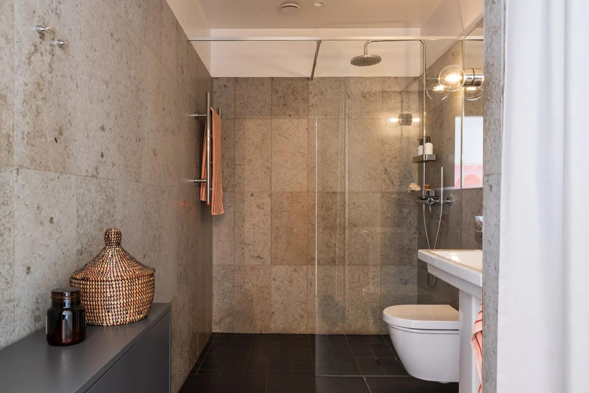 salle de bain design appartement 68m2 décoration contemporaine