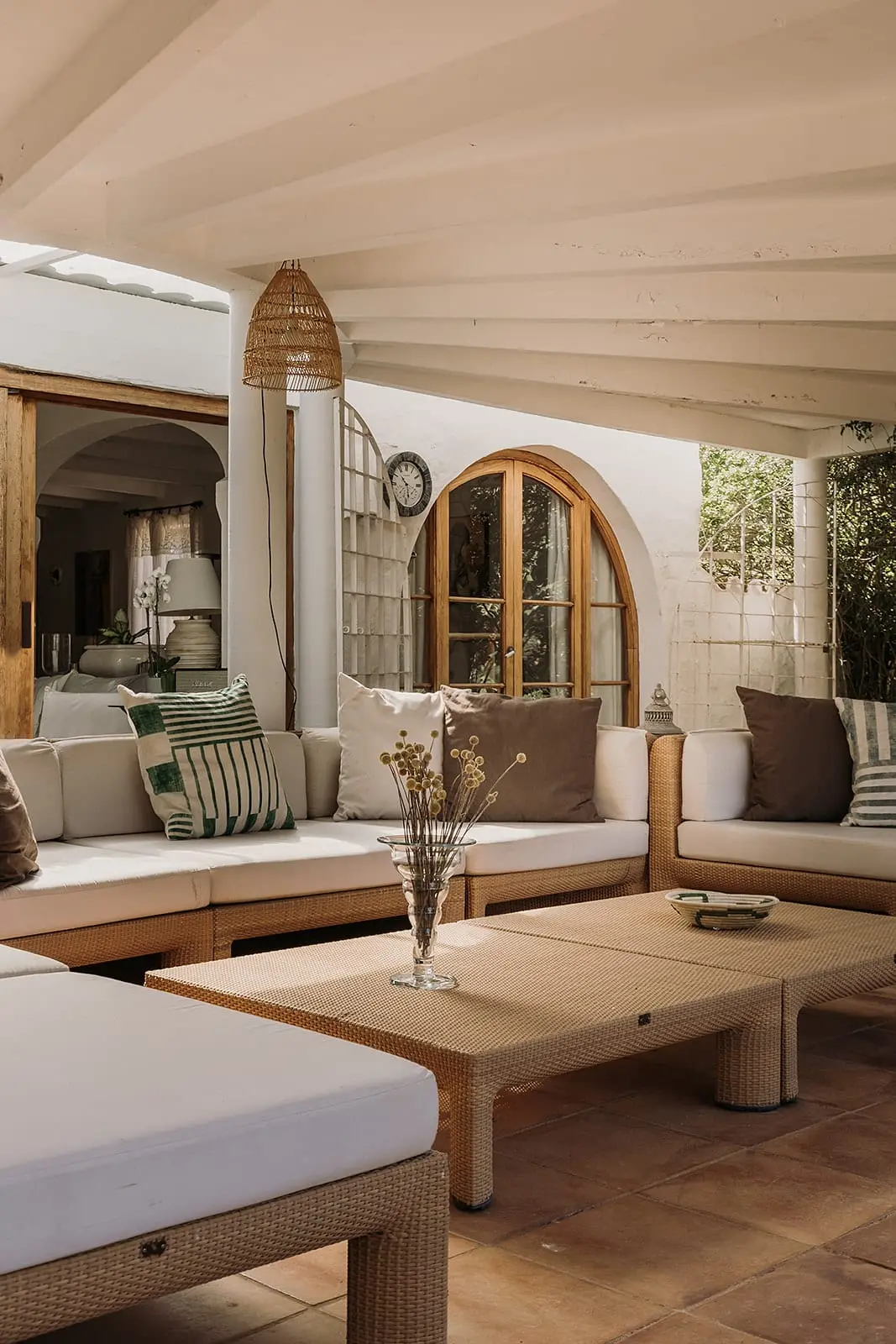 terrasse finca du 19e siècle rénovée maison Minorque