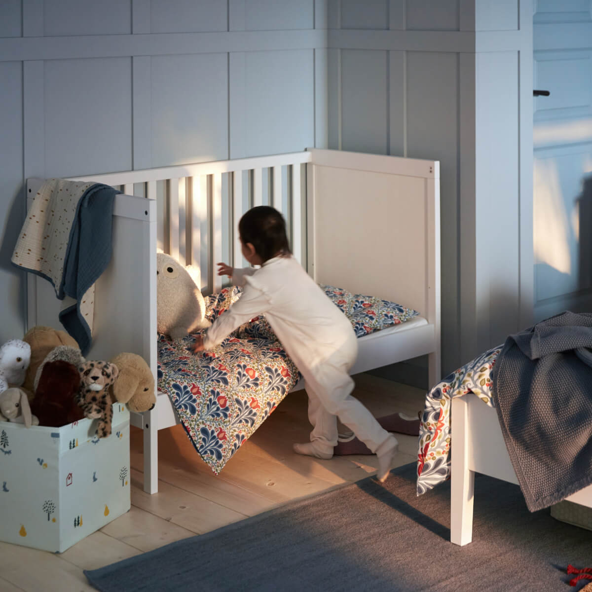 chambre enfant bleue catalogue IKEA juillet 2026