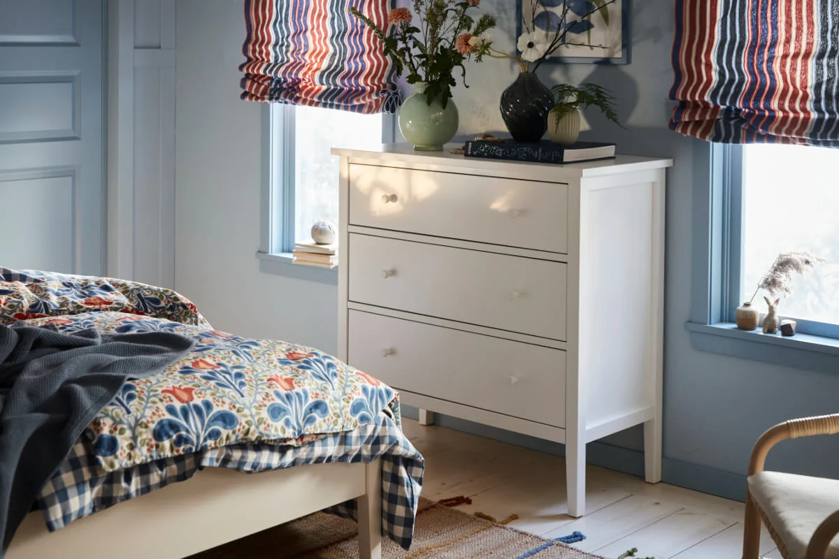 chambre bleue catalogue IKEA juillet 2026