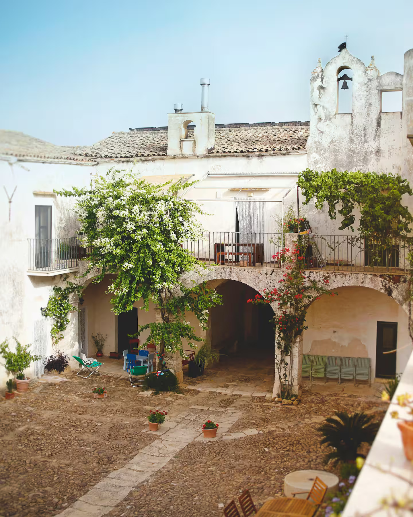 maison en Sicile ancienne ferme fortifiée Baglio Cappello 