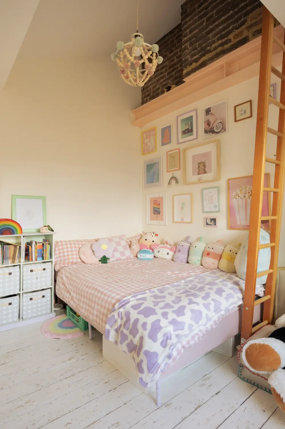 chambre enfant décoration pastel maison victorienne à Londres