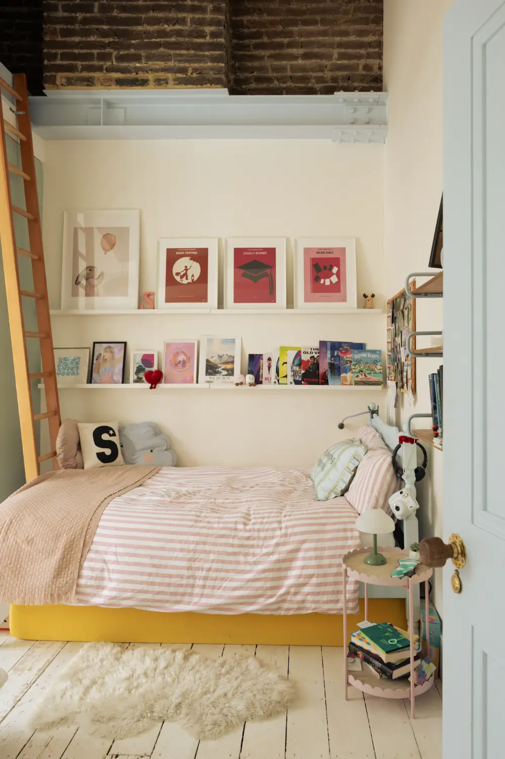 chambre enfant décoration pastel maison victorienne à Londres