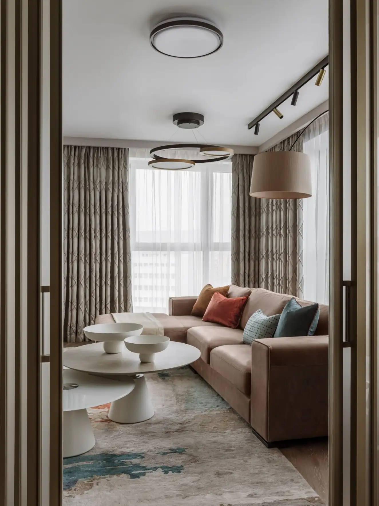 living room contemporary decor 87sqm apartment living room contemporary decor 87sqm apartment