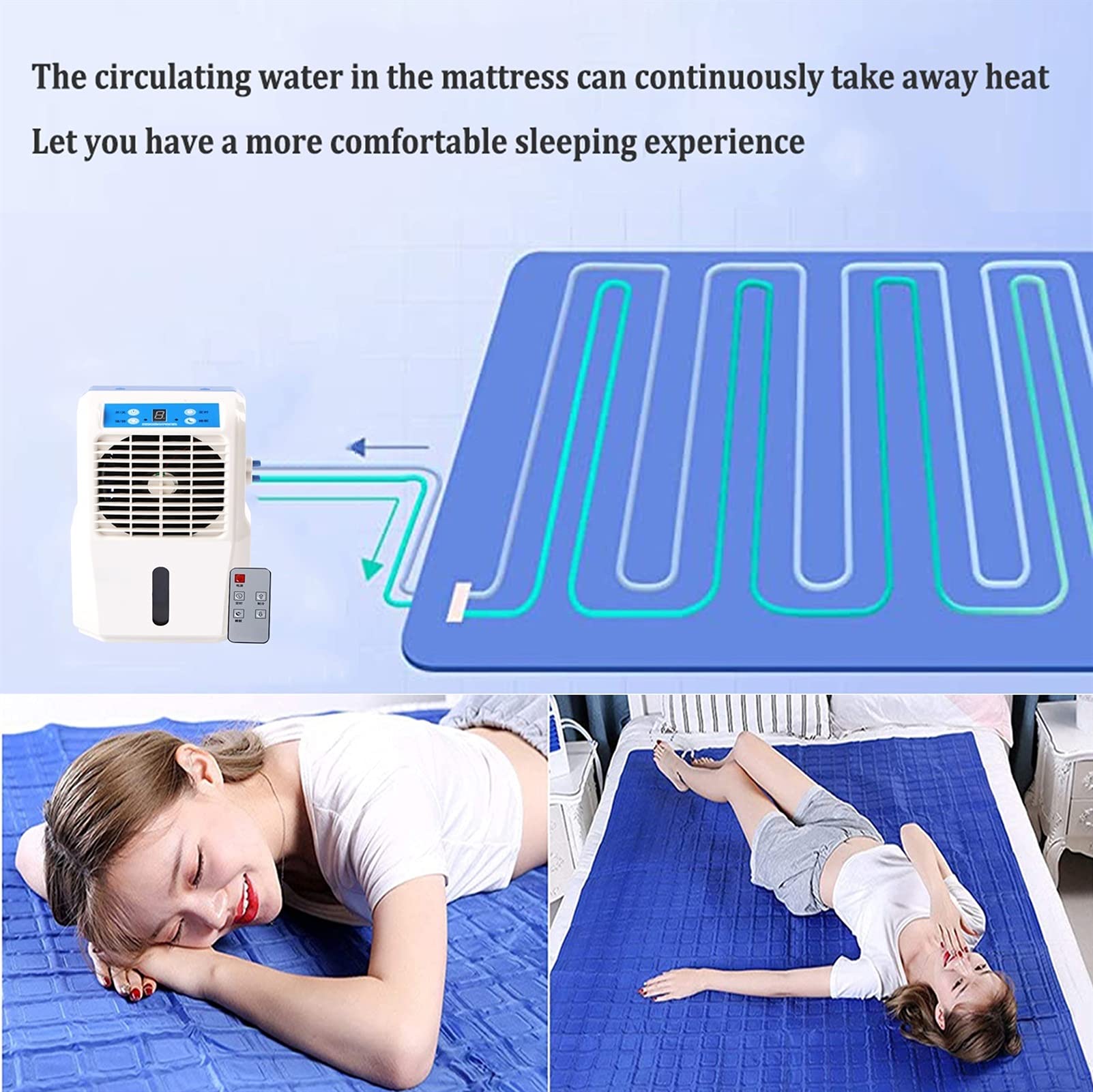 principe de fonctionnement surmatelas rafraîchissant