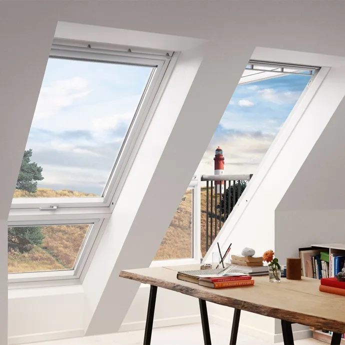 fenêtre de toit Velux balcon