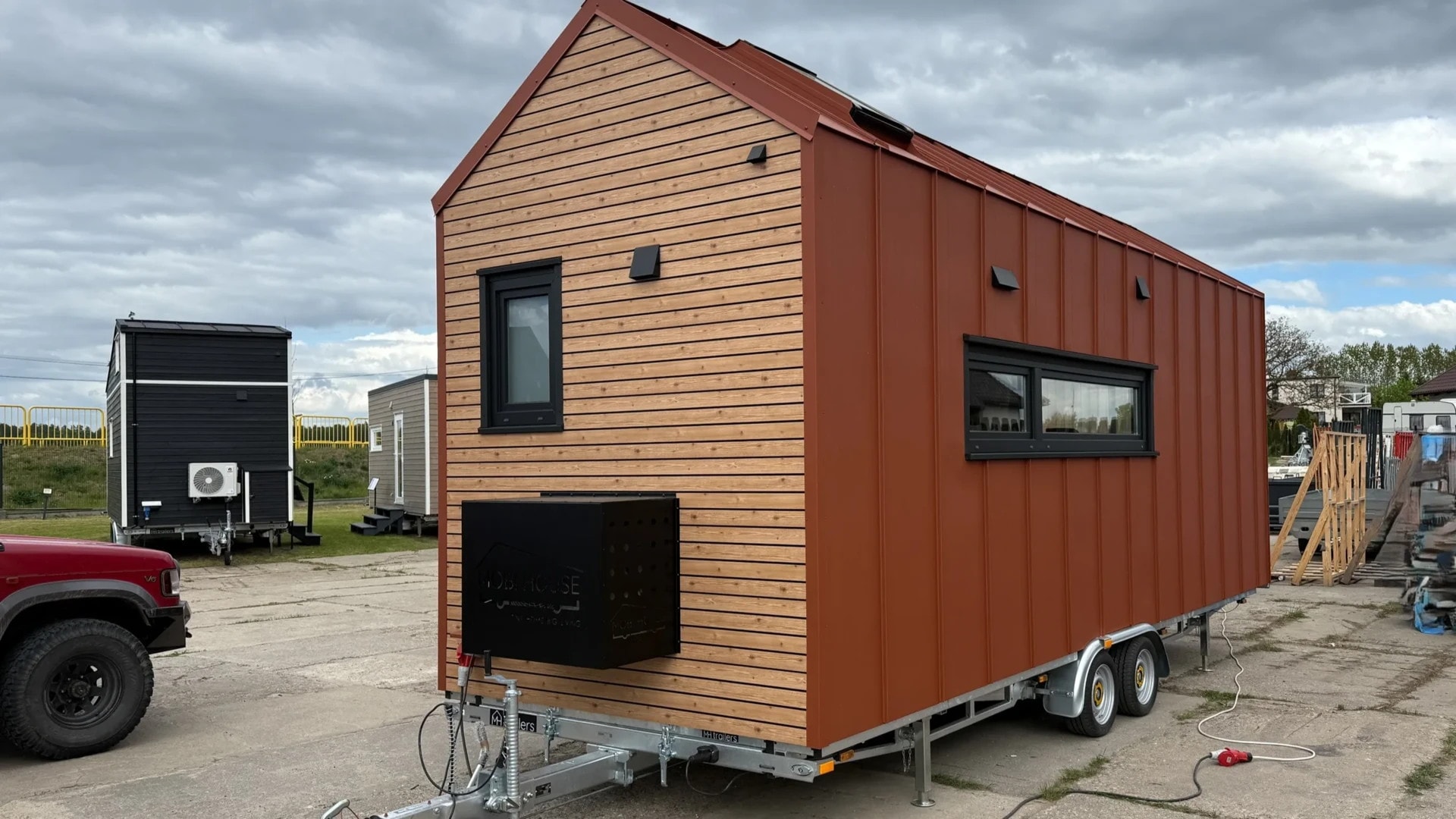 tiny house européenne de 16m2 Sunrise Prestige par Mobi House tiny house européenne de 16m2 Sunrise Prestige par Mobi House