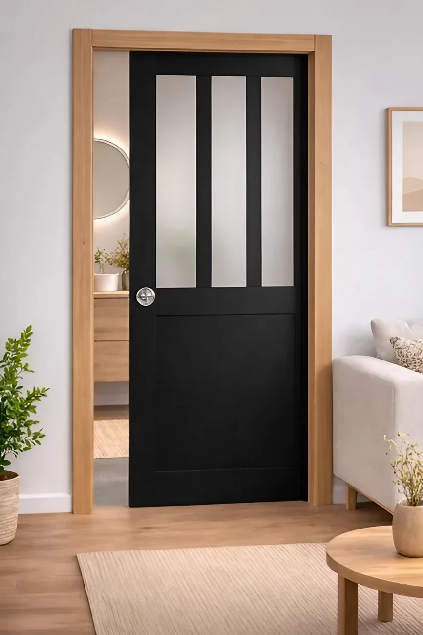 porte coulissante semi vitrée porte coulissante semi vitrée