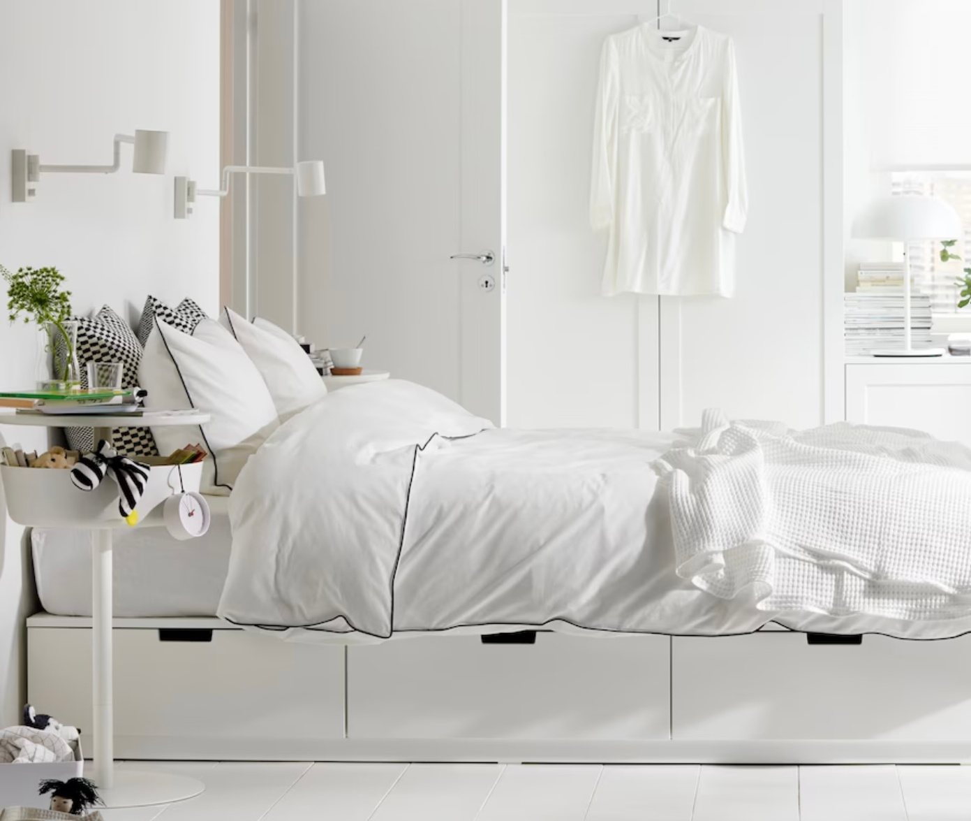 chambre blanche IKEA