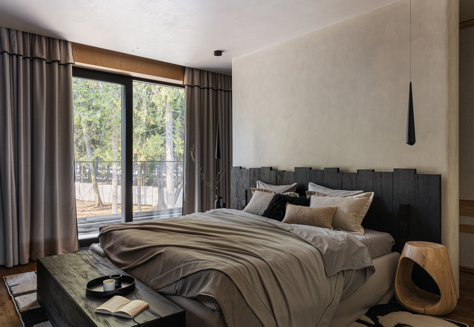 chambre design décoration contemporaine neutre