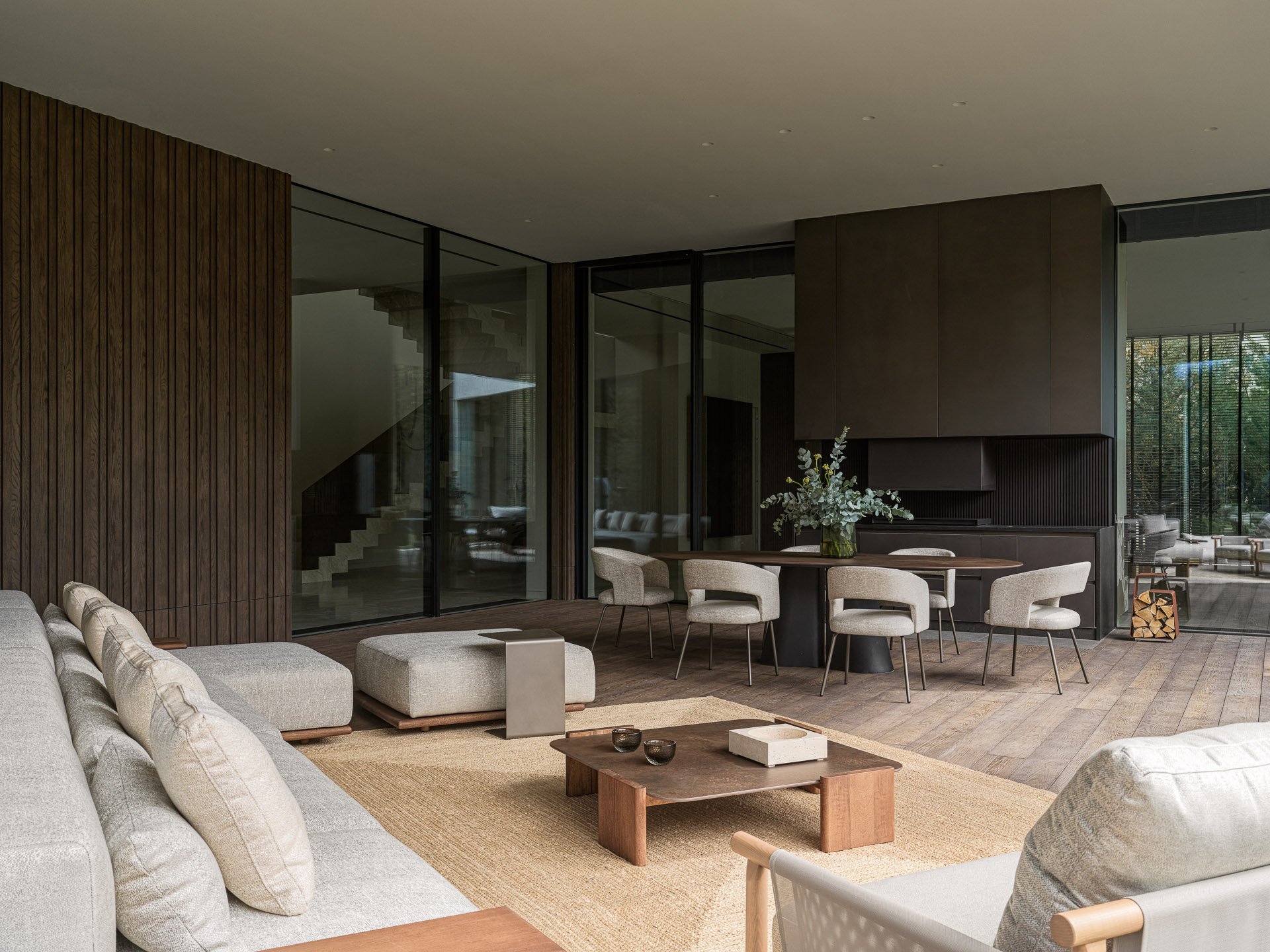 terrasse décoration contemporaine maison contemporaine