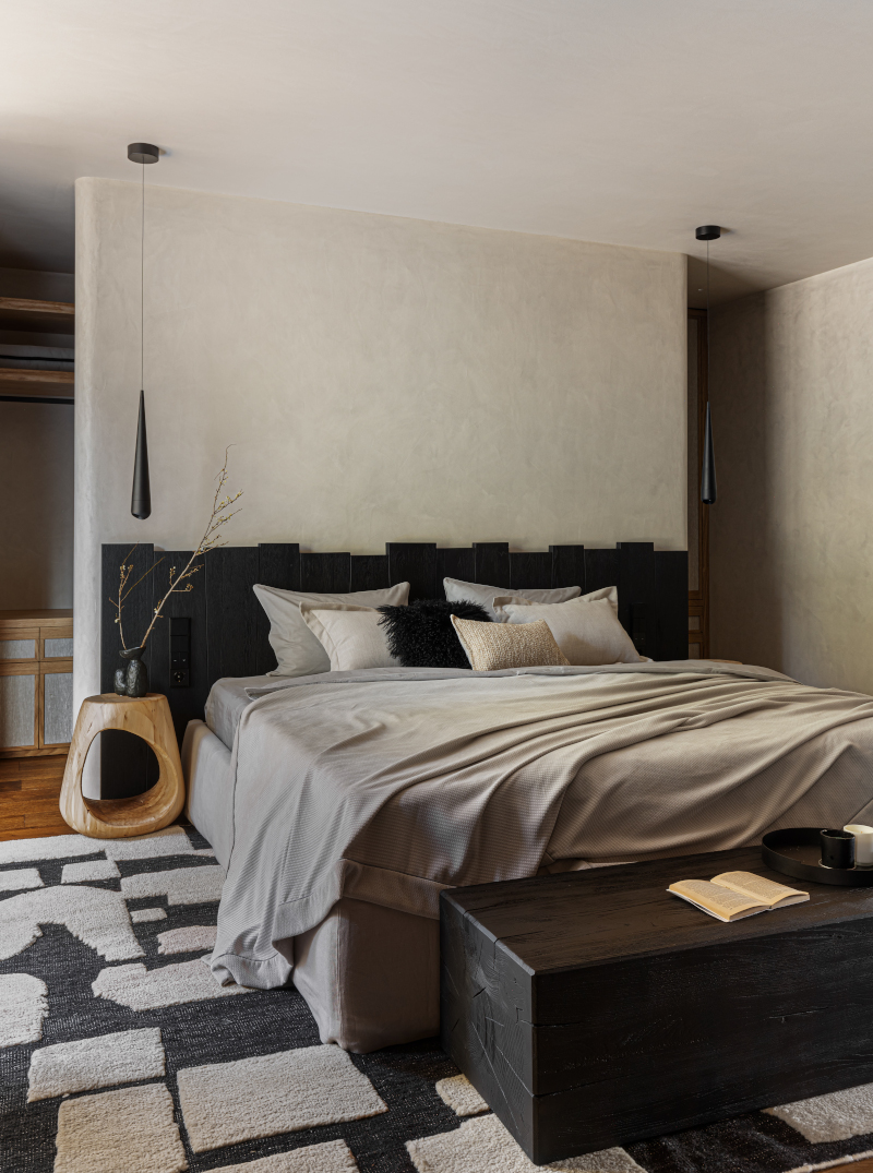 chambre design décoration contemporaine neutre