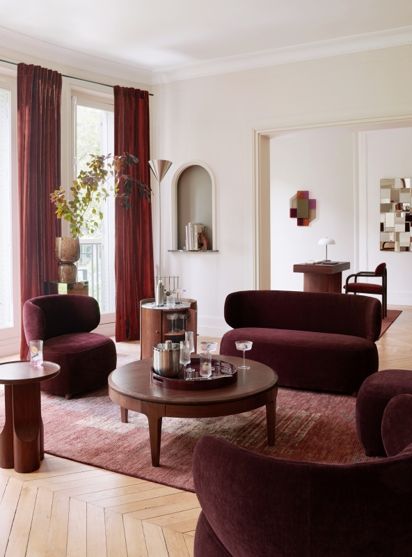 salon bordeaux collection AMPM 2026/2027 automne hiver