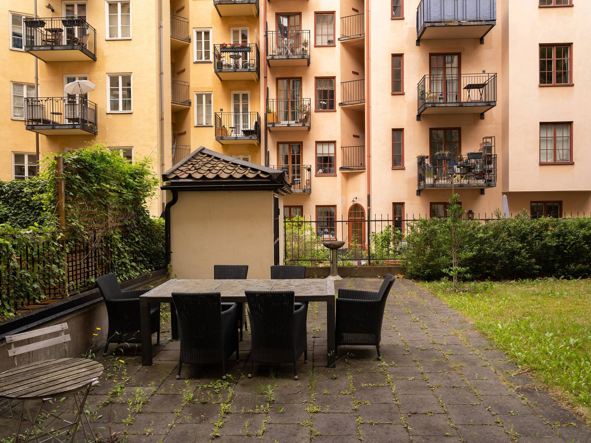 courtyard building in Stockholm