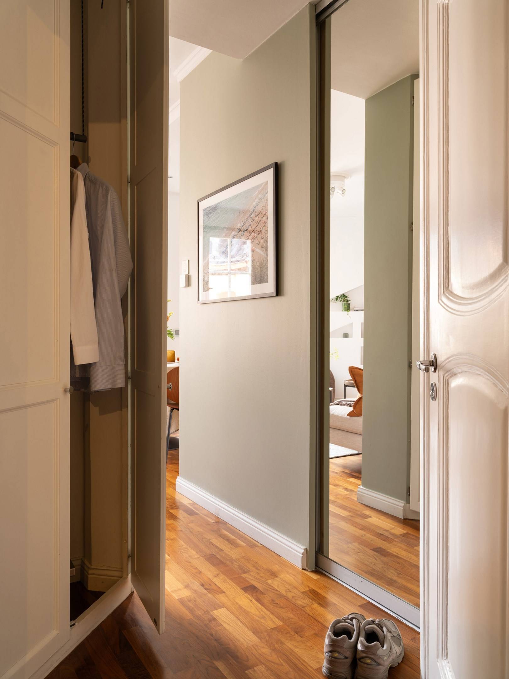 entryway with cupboards