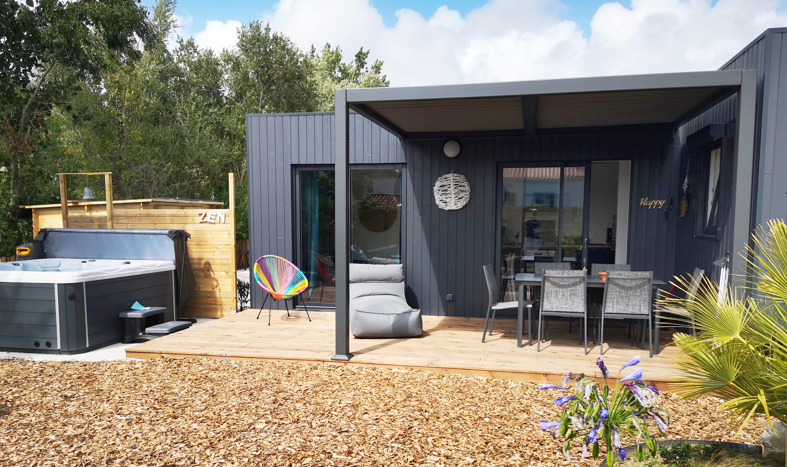 petite maison française de 50m2 Boximby en bois