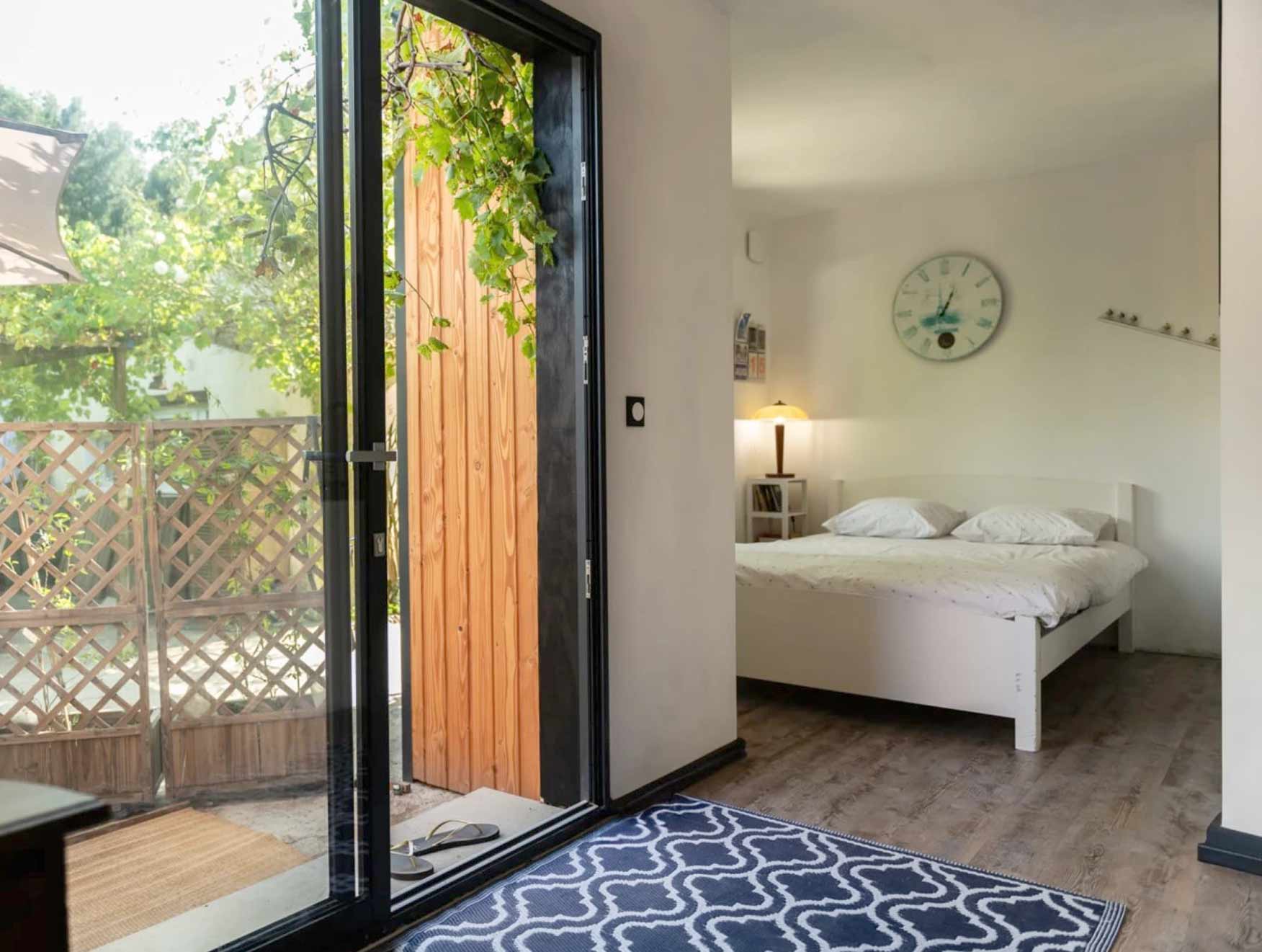 chambre petite maison française de 56m2 Boximby en bois