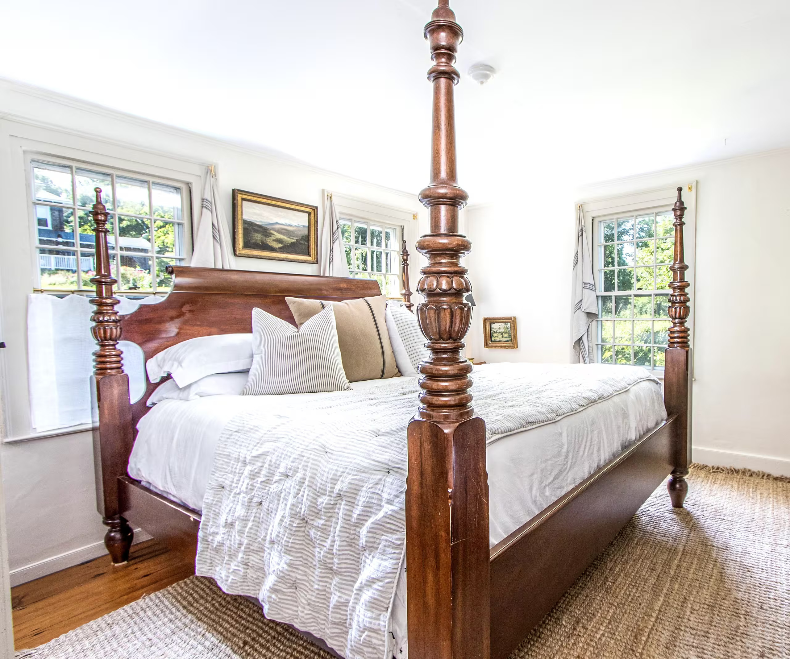 chambre décoration classique chic maison à Cape Cod