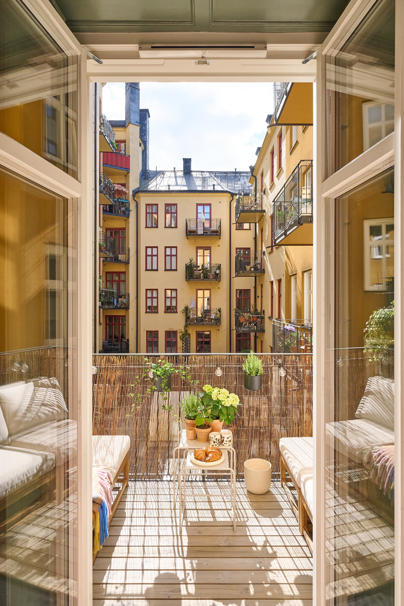 balcon sur cour