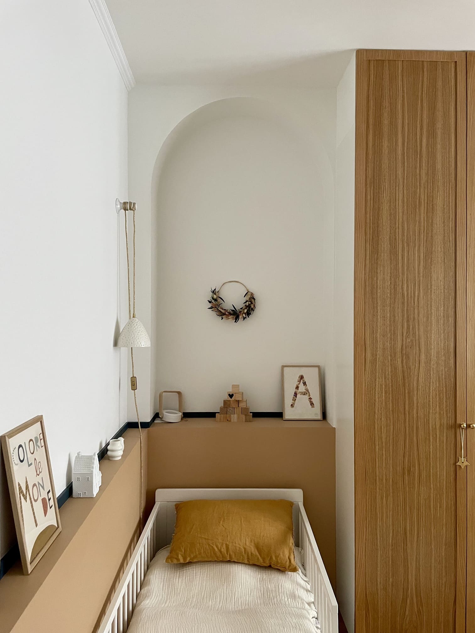 chambre enfant appartement de 55m2 près de Paris décoration contemporaine Photo : © Charlotte Gille