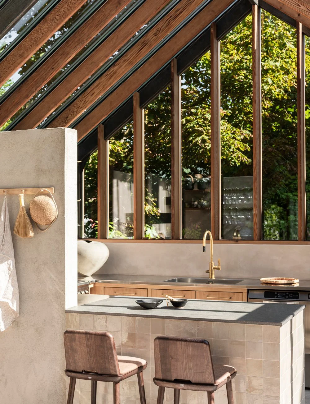 cuisine dans orangerie décoration scandinave et naturelle cuisine dans orangerie décoration scandinave et naturelle