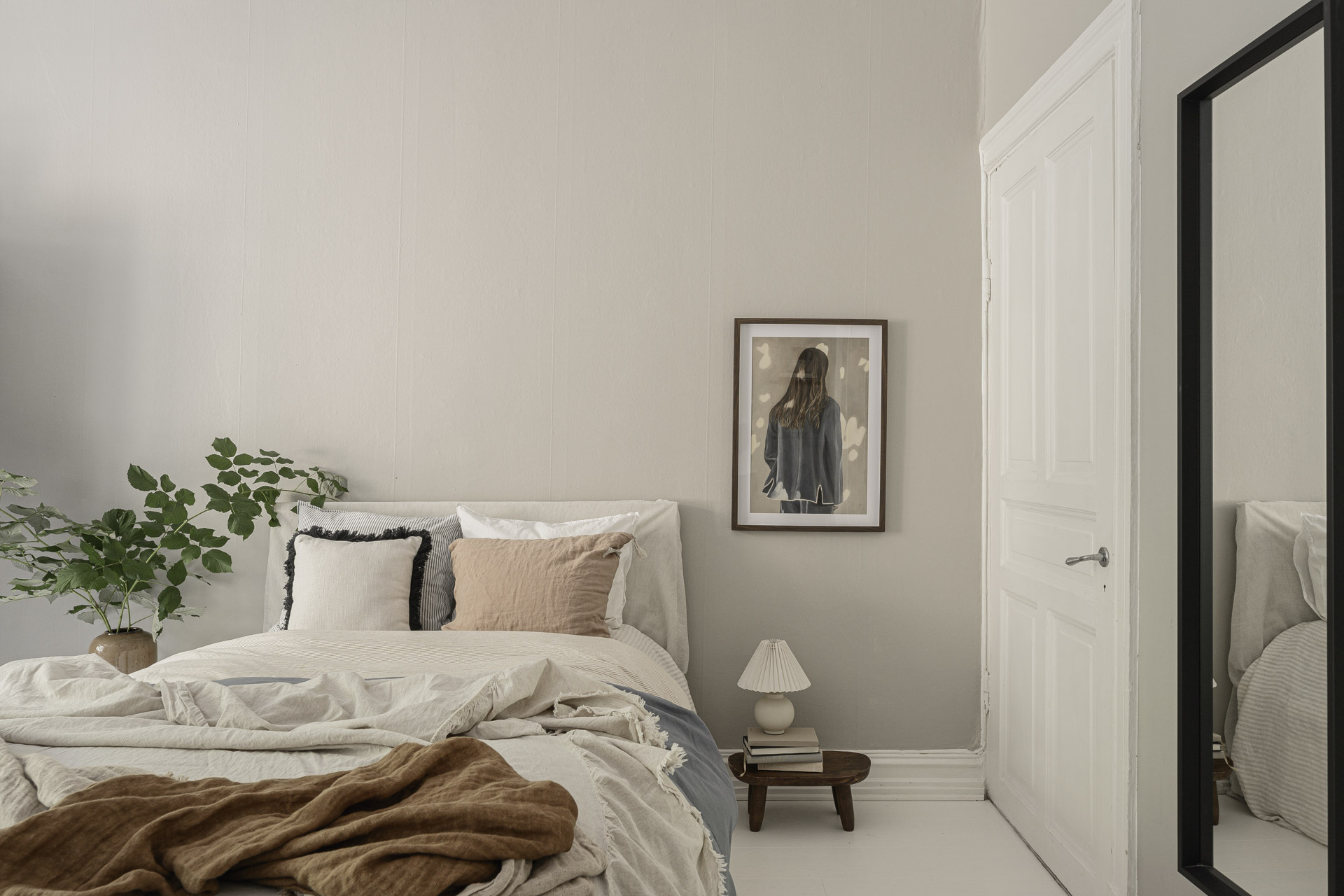 chambre studio 40m2 décoration scandinave