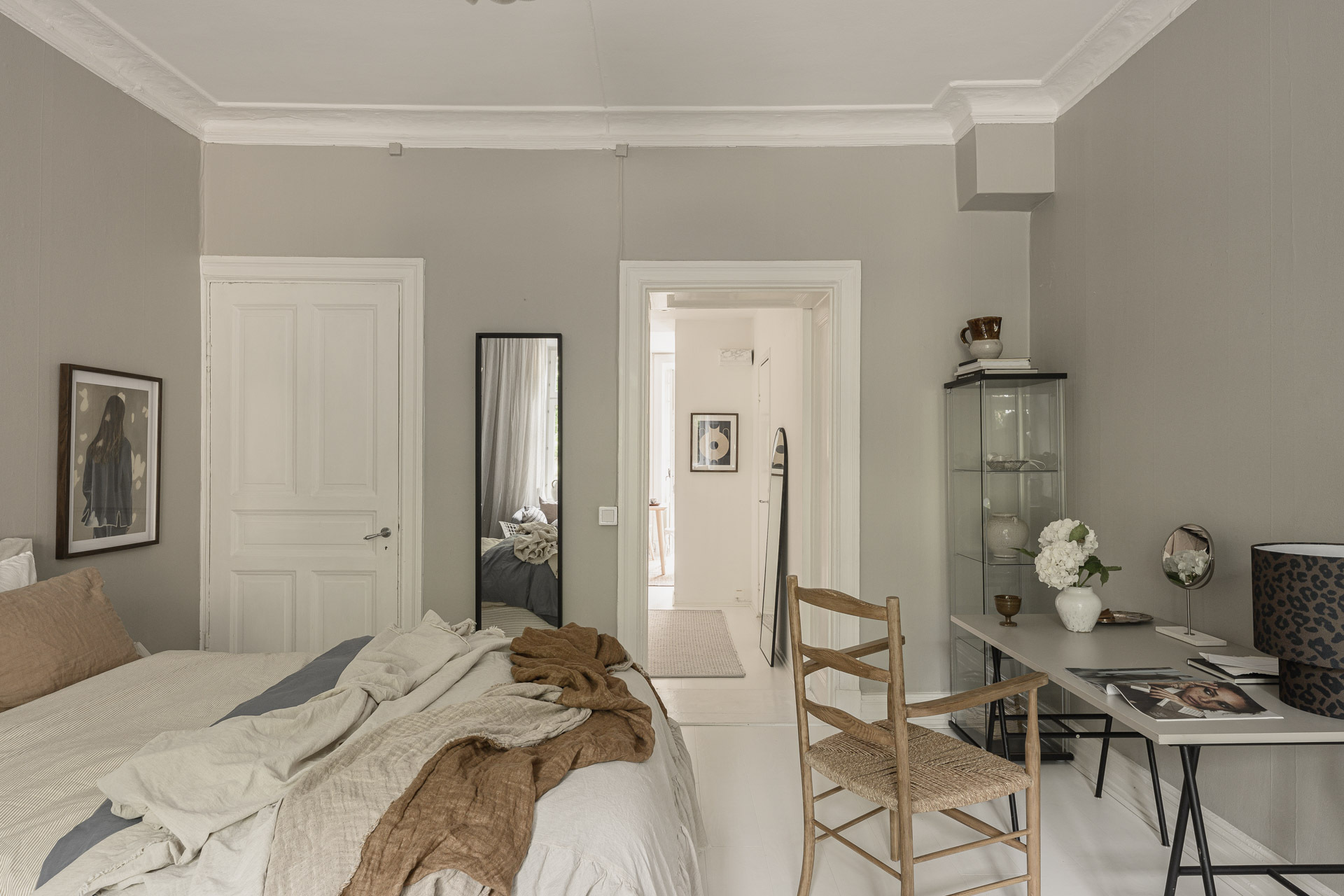 chambre studio 40m2 décoration scandinave