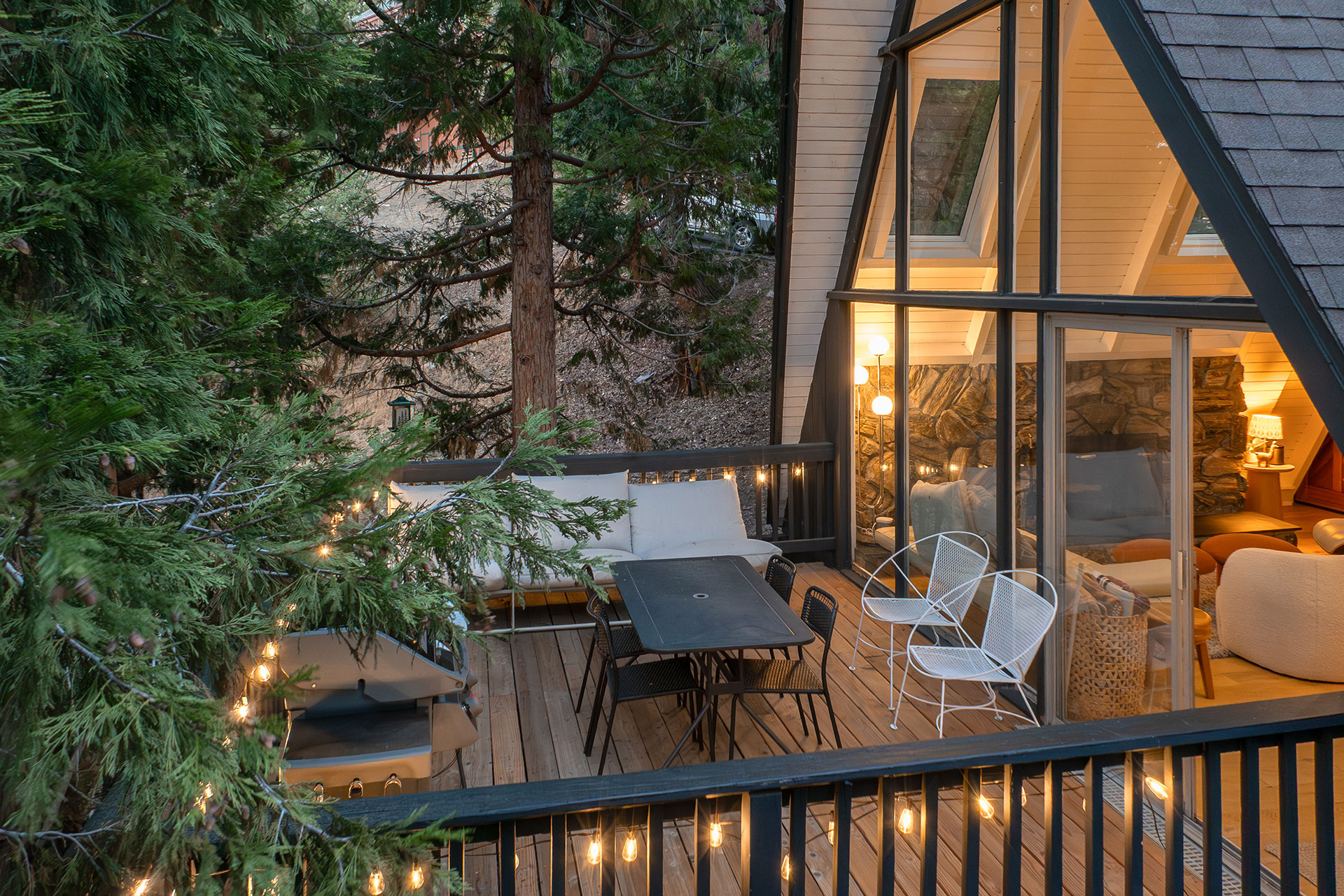 terrasse maison A-Frame Californie terrasse maison A-Frame Californie