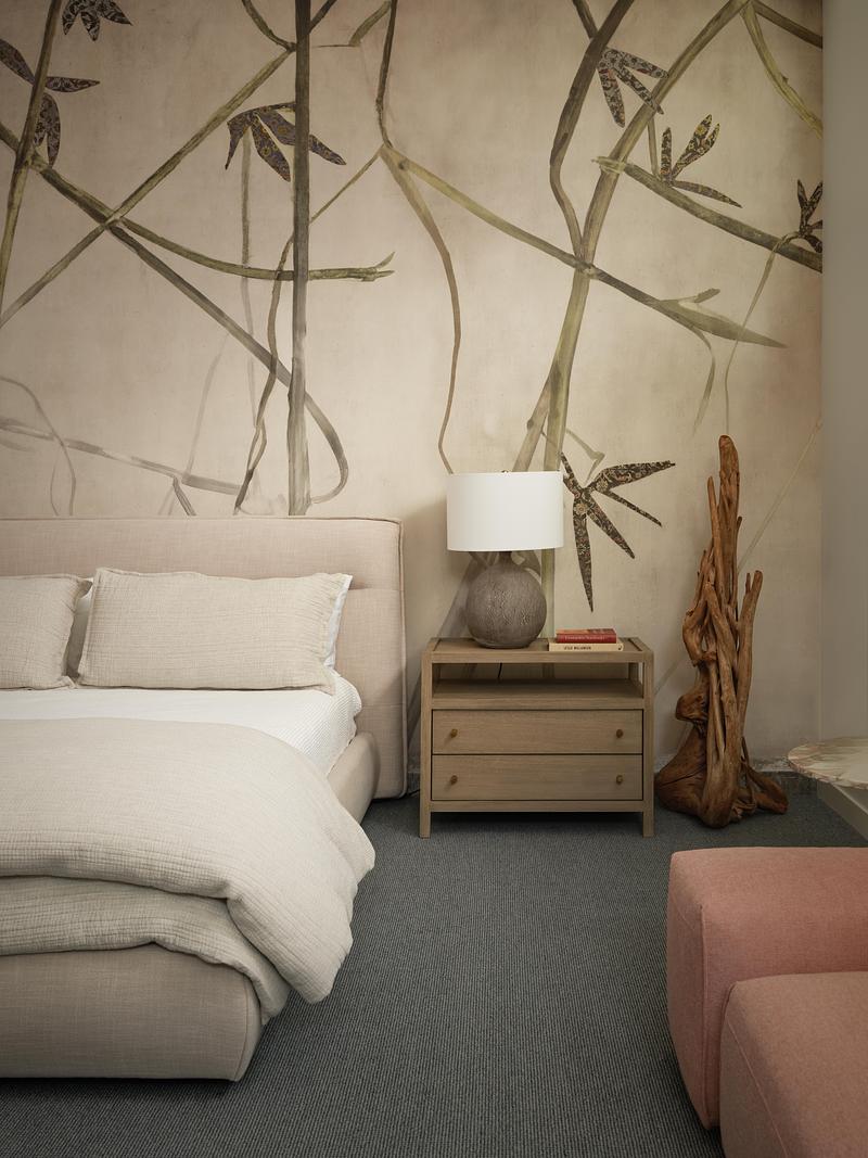 modern bathroom with wallpaper modern bathroom with wallpaper