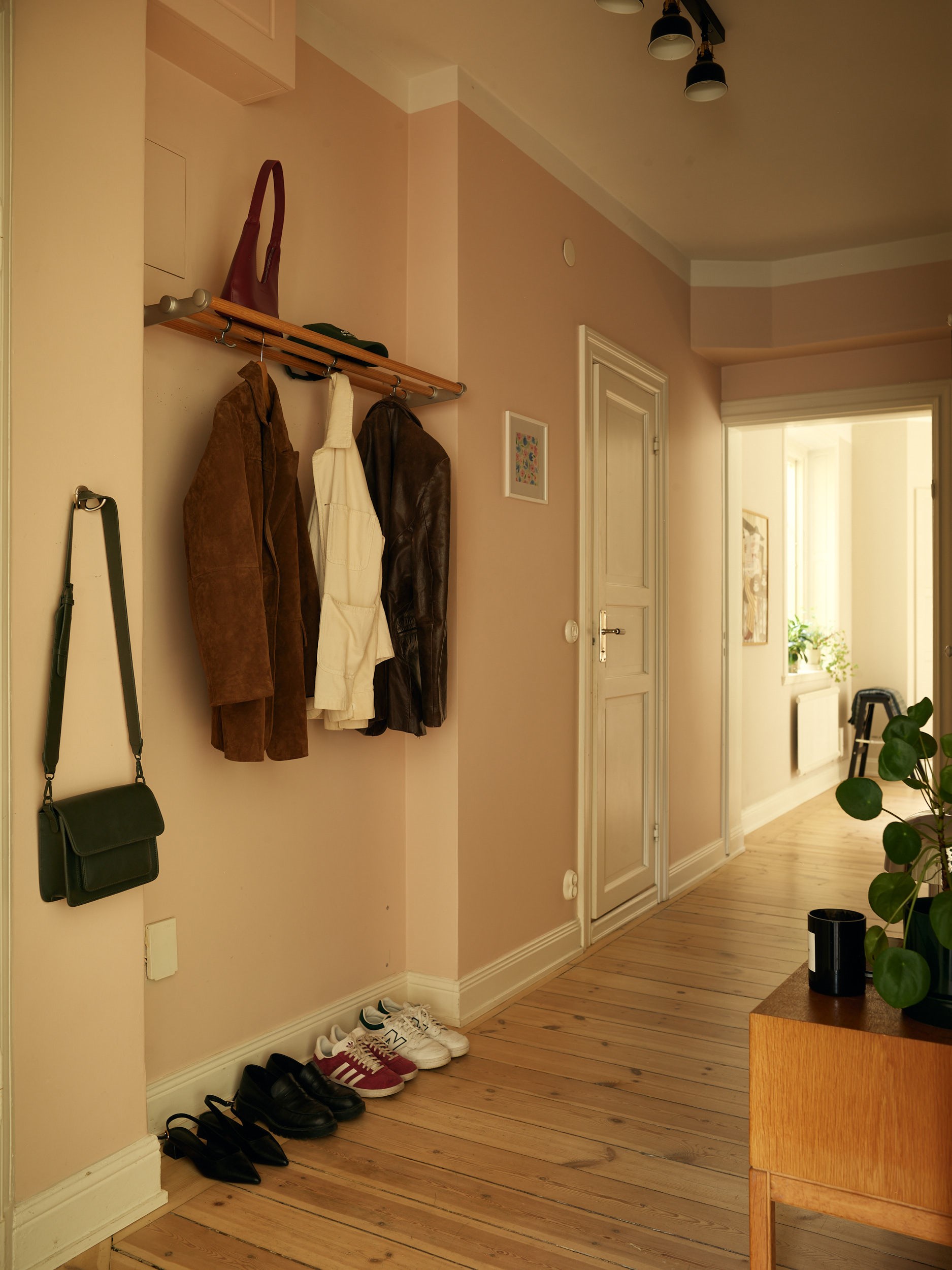 pale pink entryway pale pink entryway